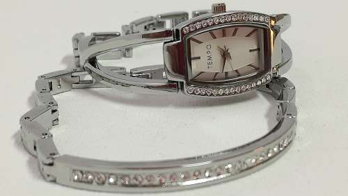 Tempo Ladies watch and bracelet set